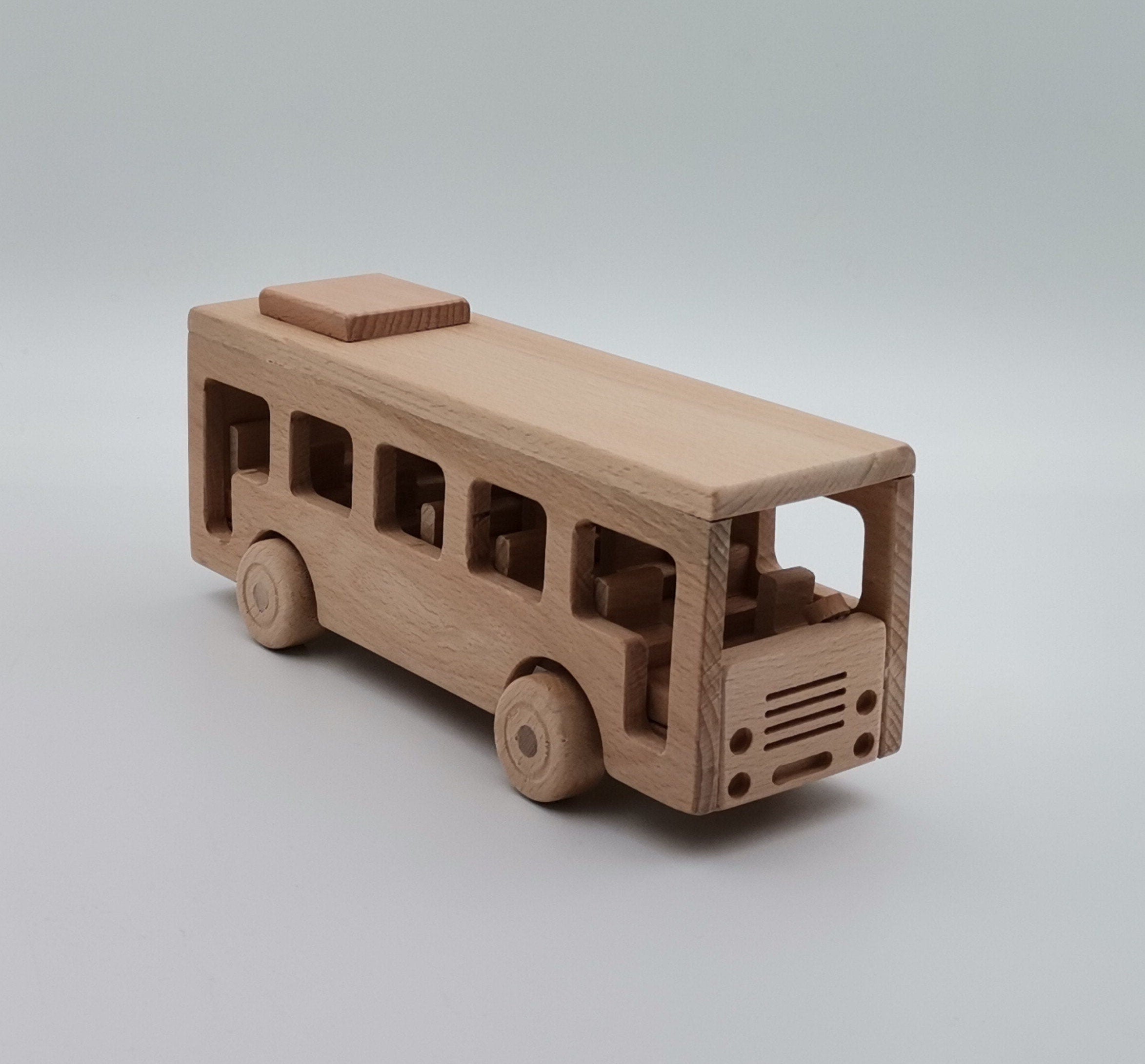 wooden bus