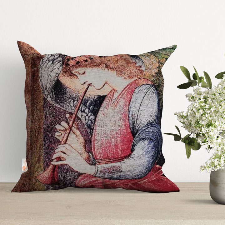 The Gypsy Girl Tapestry Pillow Cover