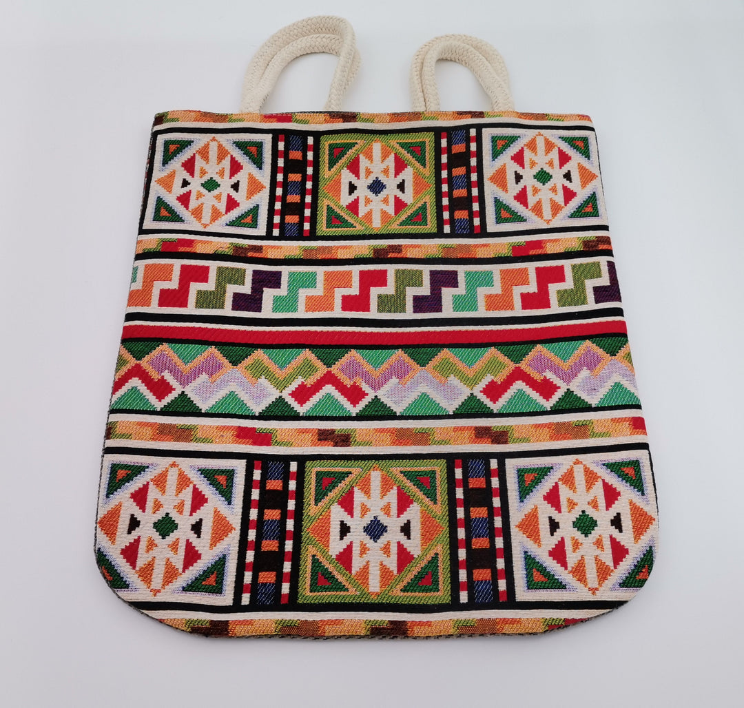 Gobelin Tapestry Shoulder Bag|Rug Style Woven Bag|Gift Handbag For Women|Handmade Tote Bag|Southwestern Style Carpet Bag|Belgium Fabric Bag