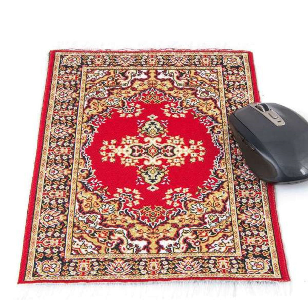 Mouse Pad with Anti Slip Backside|Woven Laptop Mouse Mat|Rug Designed Computer Mouse Pad|Large Gaming Mouse Pad|Kilim Office Table Decor