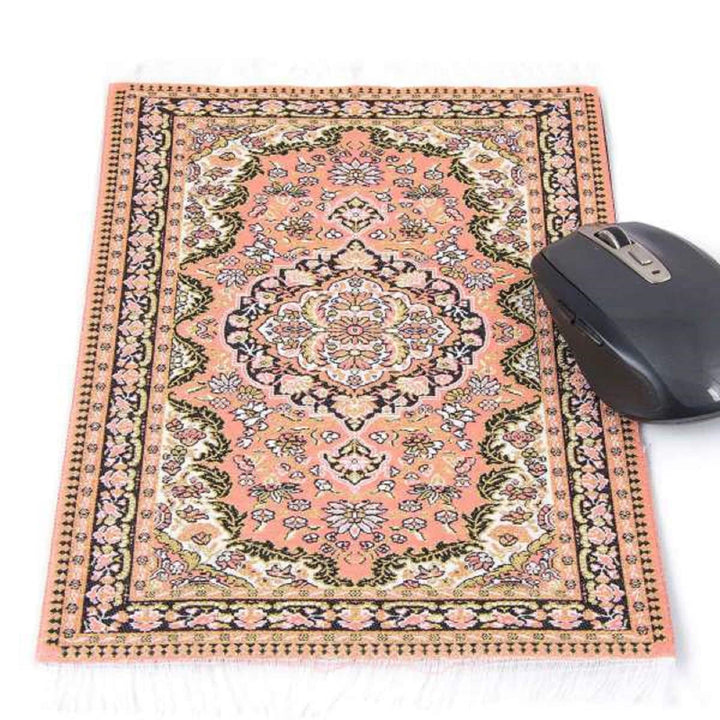 Mouse Pad with Anti Slip Backside|Woven Laptop Mouse Mat|Rug Designed Computer Mouse Pad|Large Gaming Mouse Pad|Kilim Office Table Decor