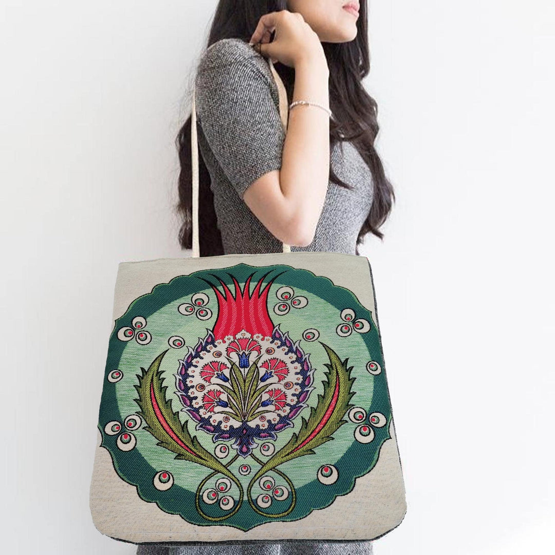 Vintage Tapestry Shoulder Bag|Gobelin Tapestry Tote Bag|Messenger Handbag For Women|Belgium Tapestry Handmade Book Bag|Rug Design Large Bag