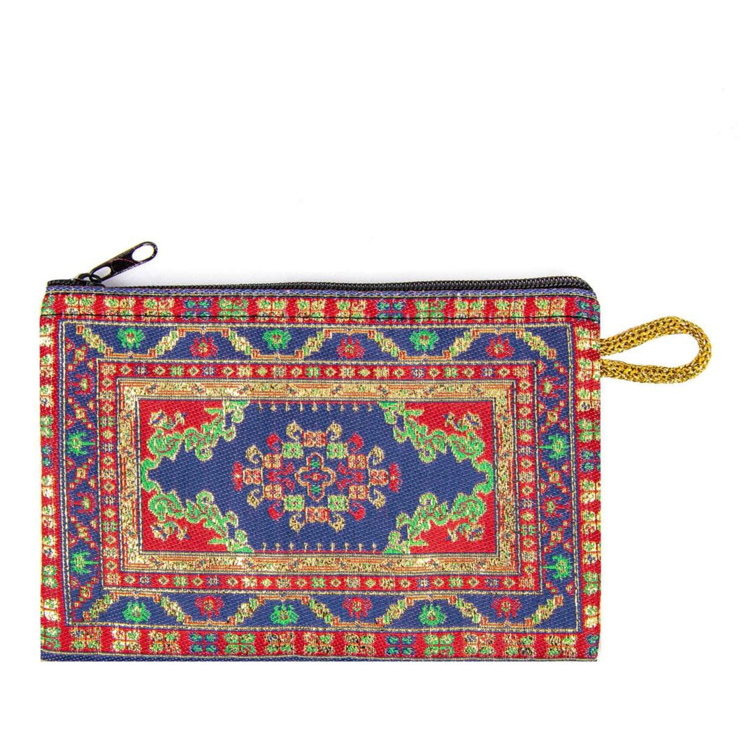 Kilim Coin Purse|Woven Zippered Money Bag|Small Carpet Bag|Bohemian Gift Mini Wallet|Handy Storage Bag|Passport Holder|Makeup Bag for Women