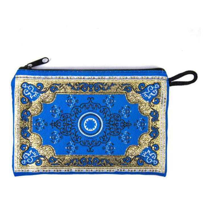 Rug Design Coin Purse|Small Wallet Bag|Ethnic Money Pouch|Bohemian Makeup Bag|Woven Clutch Bag|Women Credit Card Holder|Passport Holder