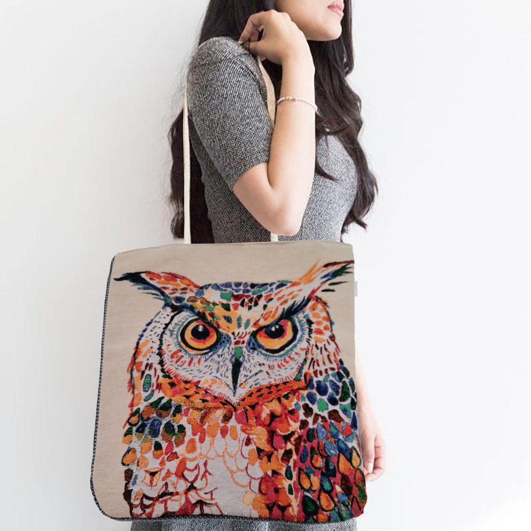 Gobelin Tapestry Shoulder Bag|Cute Animals Print Bag|Gift Handbag For Women|Woven Tapestry Fabric|Belgium Tapestry Bag|Cat Lover Gift