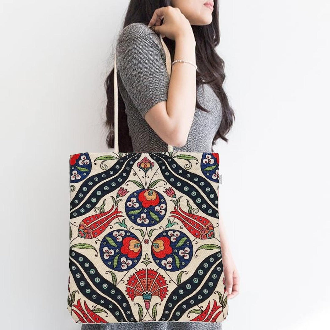 Gobelin Tapestry Shoulder Bag|Women Tote Bag|Gift Handbag For Women|Woven Tapestry Fabric|Belgian Tapestry Carpet Bag|Handmade Business Bag