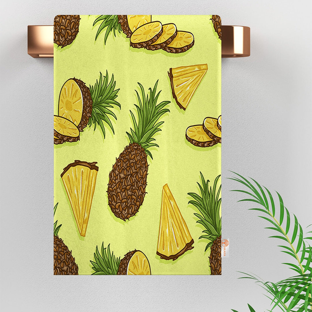 Fruit Kitchen Towel|Grapefruit Tea Towel|Banana Dish Towel|Pineapple Hand Towel|Summer Dishcloth|Soft Cleaning Cloth|Cost-Effective Rag