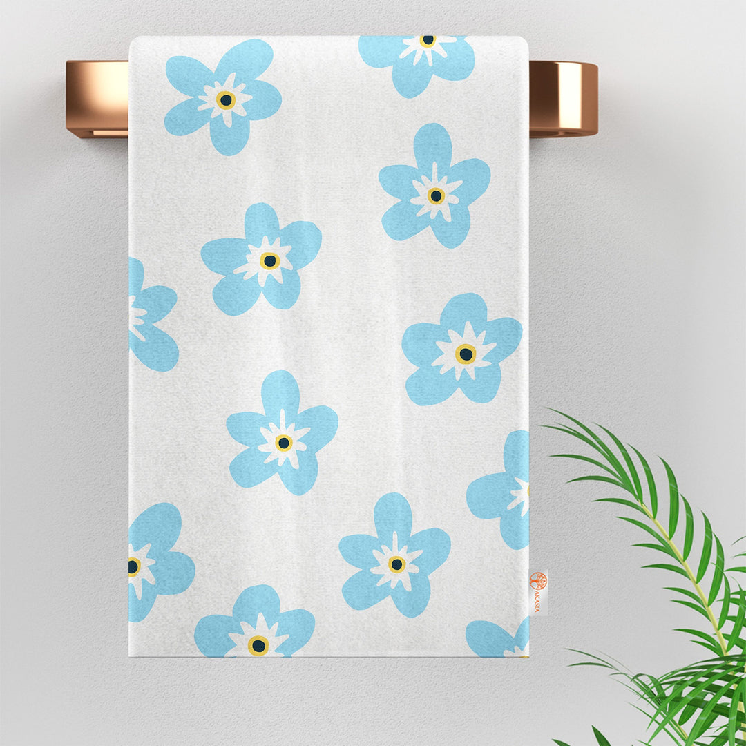 Kitchen Hand Towel|Daisy Print Towel|Summer Tea Towel|Dandelion Dish Cloth|Eco-Friendly Towel|Cost-Effective Rag|Gift For Her|Cleaning Cloth