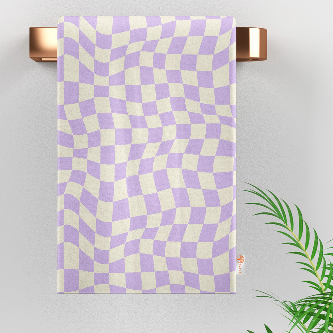 Checkered Dish Cloth|Floral Dishcloth|Smiling Daisy Towel|Summer Tea Towel|Eco-Friendly Towel|Cost-Effective Rag|Gift For Her|Cleaning Cloth