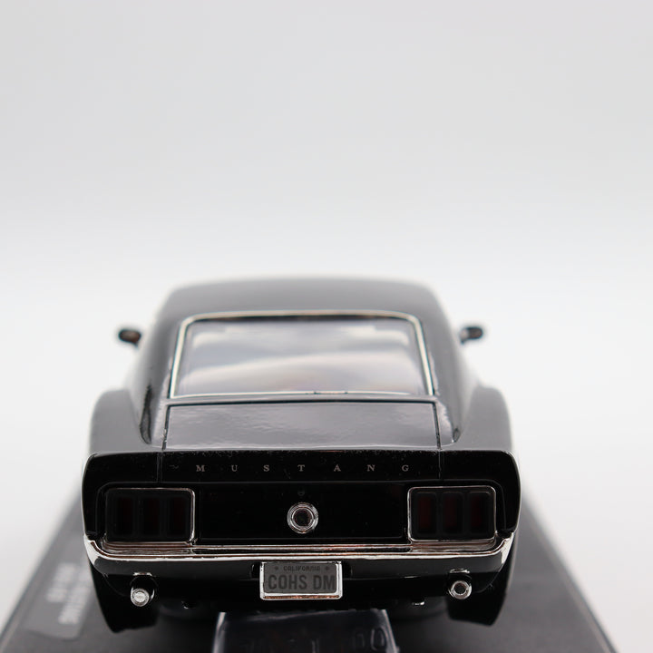 Motormax 1970 Ford Mustang Boss 429|Ford Vintage Model Car|Scale 1:18 Diecast Car Collection Item|Old Black Metal Classic Car|Office Decor