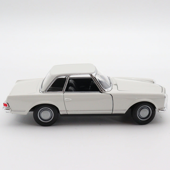 Welly 1963 Mercedes Benz 230 SL|Vintage Model White Metal Car|Scale 1/24 Diecast Classic Car Collection|Old Collectible Car|Gift for Dad