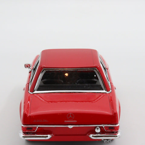 Welly 1963 Mercedes Benz 230 SL|Scale 1:24 Vintage Model Diecast Car|Old Red Metal Car|Diecast Collectible Item|Home Decor Idea|Gift for Dad