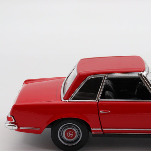 Welly 1963 Mercedes Benz 230 SL|Scale 1:24 Vintage Model Diecast Car|Old Red Metal Car|Diecast Collectible Item|Home Decor Idea|Gift for Dad