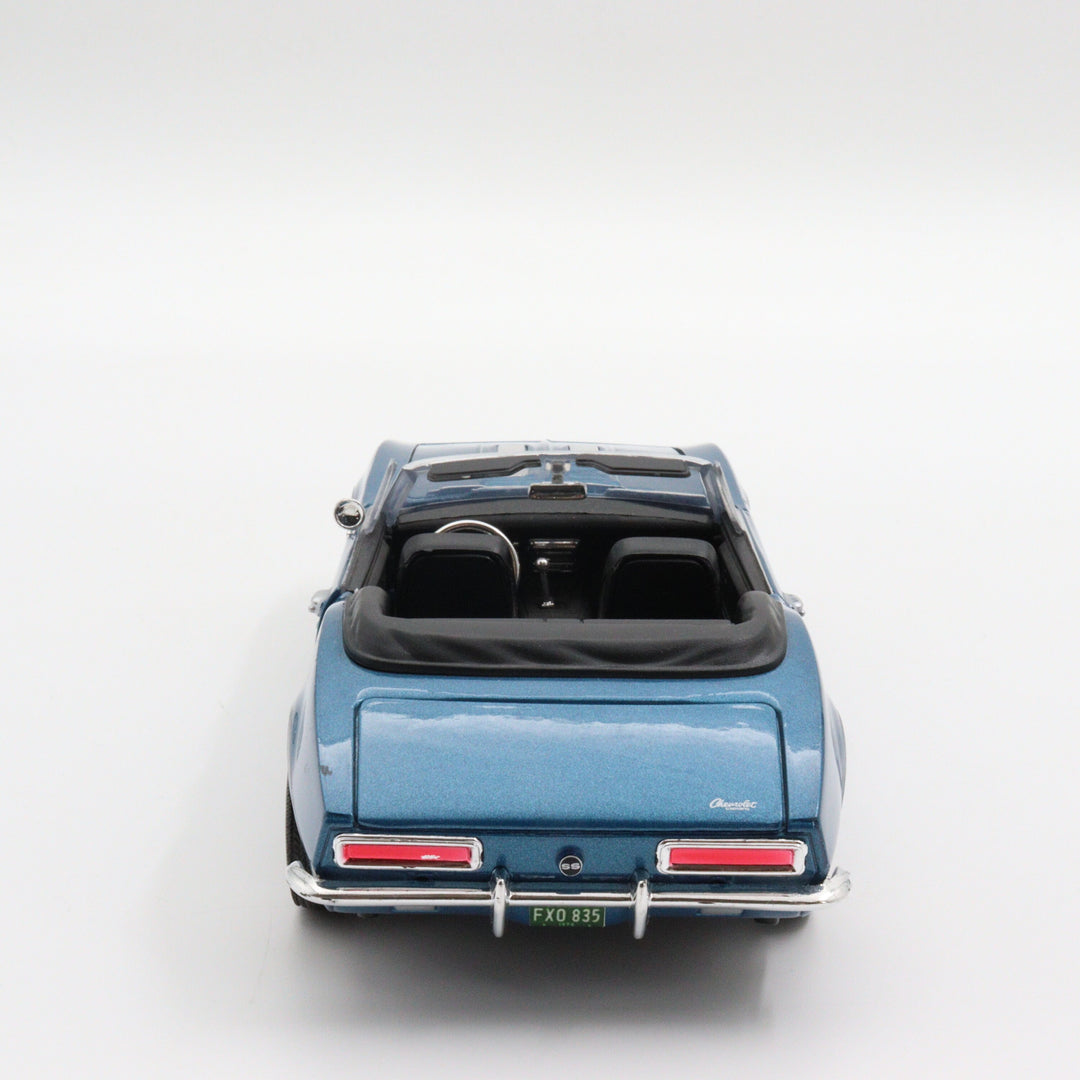 1967 Chevrolet Camaro SS|Scale 1/24 Diecast Vintage Car|Classic Convertible Model Metal Blue Car for Collectors|Gift for Dad|Home Decor Item