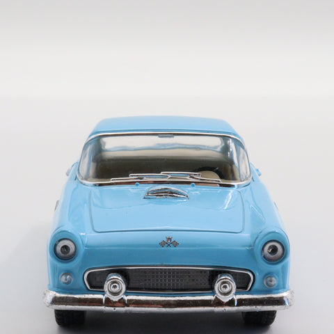 Kinsmart 1955 Ford Thunderbird|Scale 1:36 Diecast Vintage Car|Classic Model Car|Collectible Metal Blue Car for Collectors|Gift for Grandad