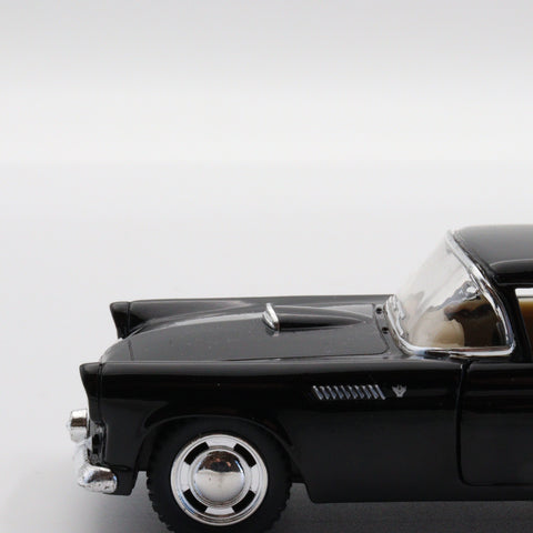 1955 Ford Thunderbird|Scale 1:36 Diecast Classic Car|Nostalgic Vintage Model Car|Collectible Metal Black Car for Collectors|Gift for Office