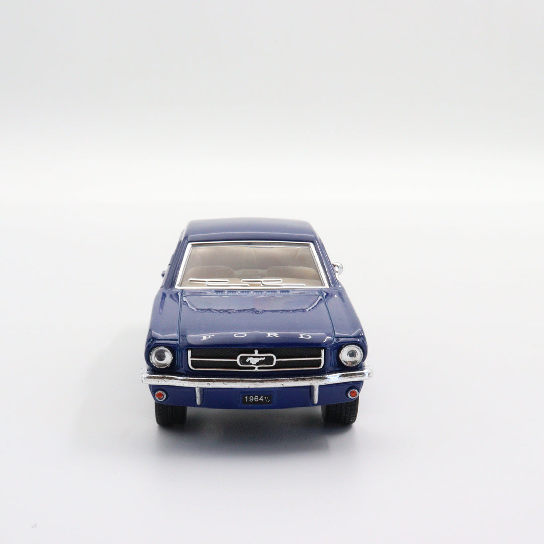 1964 1/2 Ford Mustang|Diecast Scale 1:36 Car|Classic Vintage Model Car|Metal Blue Diecast Toy for Boys|Gift for Grandad|Birthday Present