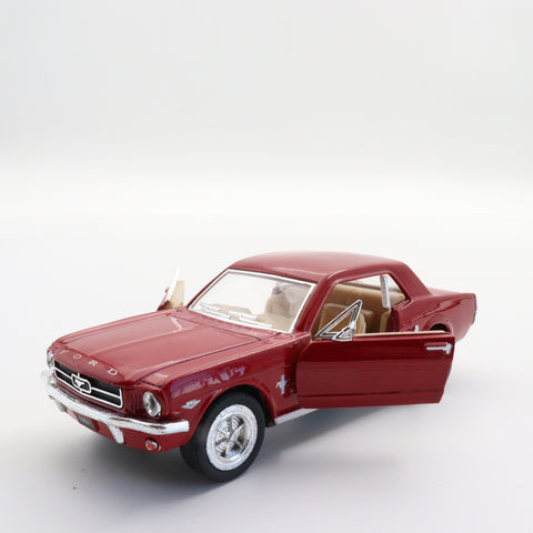 1964 1/2 Ford Mustang|Scale 1:36 Diecast Vintage Car|Classic Model Car|Collectible Metal Red Car for Collectors|Gift for Dad|Toy for Boys