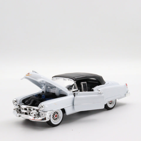 Welly 1953 Cadillac Eldorado|Scale 1:24 Diecast Car|Classic Model Car|White Vintage Metal Car for Collectors|Birthday Gift for Father