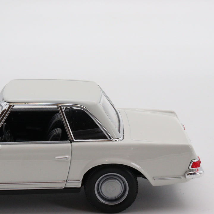 Welly 1963 Mercedes Benz 230 SL|Vintage Model White Metal Car|Scale 1/24 Diecast Classic Car Collection|Old Collectible Car|Gift for Dad