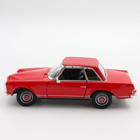 Welly 1963 Mercedes Benz 230 SL|Scale 1:24 Vintage Model Diecast Car|Old Red Metal Car|Diecast Collectible Item|Home Decor Idea|Gift for Dad