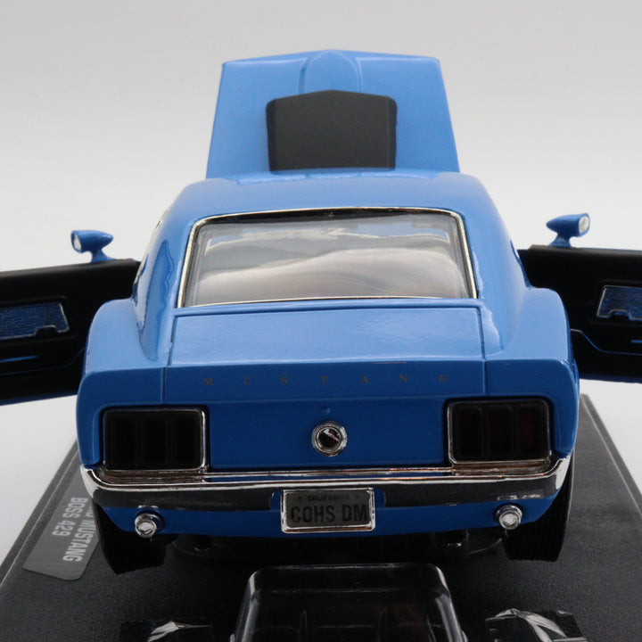 Motormax 1970 Ford Mustang Boss 429|Scale 1/18 Diecast Car Collection|Classic Vintage Metal Model Car for Collectors|Office Decoration Item