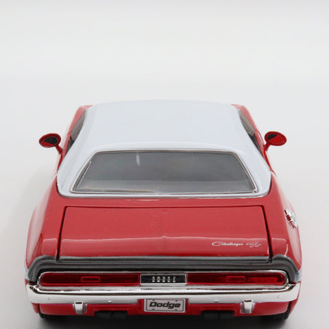 Maisto 1970 Dodge Challenger R/T|Scale 1/24 Diecast Classic Car|Vintage Model Car for Dad|Collectible Metal Car|Old Red Car for Collectors