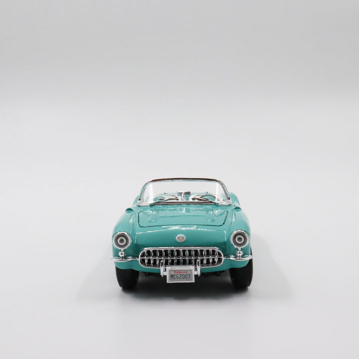 Chevrolet Corvette|Scale 1/24 Blue Diecast Car|Vintage Model Convertible Car for Collectors|Classic Metal Collection Car|Fathers Day Gift