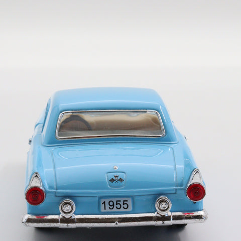 Kinsmart 1955 Ford Thunderbird|Scale 1:36 Diecast Vintage Car|Classic Model Car|Collectible Metal Blue Car for Collectors|Gift for Grandad