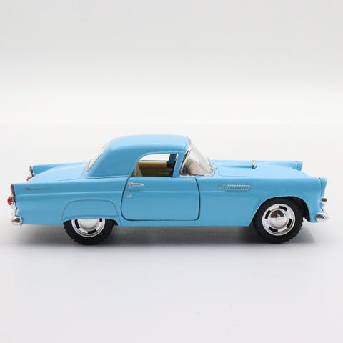 Kinsmart 1955 Ford Thunderbird|Scale 1:36 Diecast Vintage Car|Classic Model Car|Collectible Metal Blue Car for Collectors|Gift for Grandad