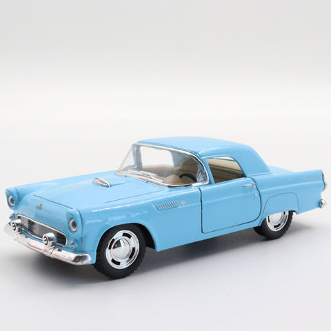 Kinsmart 1955 Ford Thunderbird|Scale 1:36 Diecast Vintage Car|Classic Model Car|Collectible Metal Blue Car for Collectors|Gift for Grandad