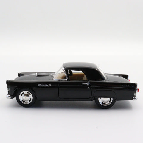 1955 Ford Thunderbird|Scale 1:36 Diecast Classic Car|Nostalgic Vintage Model Car|Collectible Metal Black Car for Collectors|Gift for Office