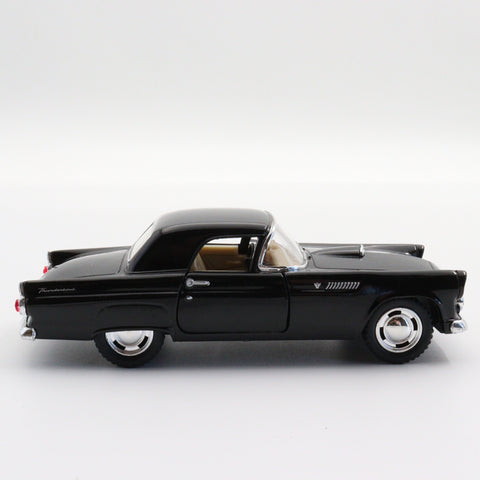 1955 Ford Thunderbird|Scale 1:36 Diecast Classic Car|Nostalgic Vintage Model Car|Collectible Metal Black Car for Collectors|Gift for Office