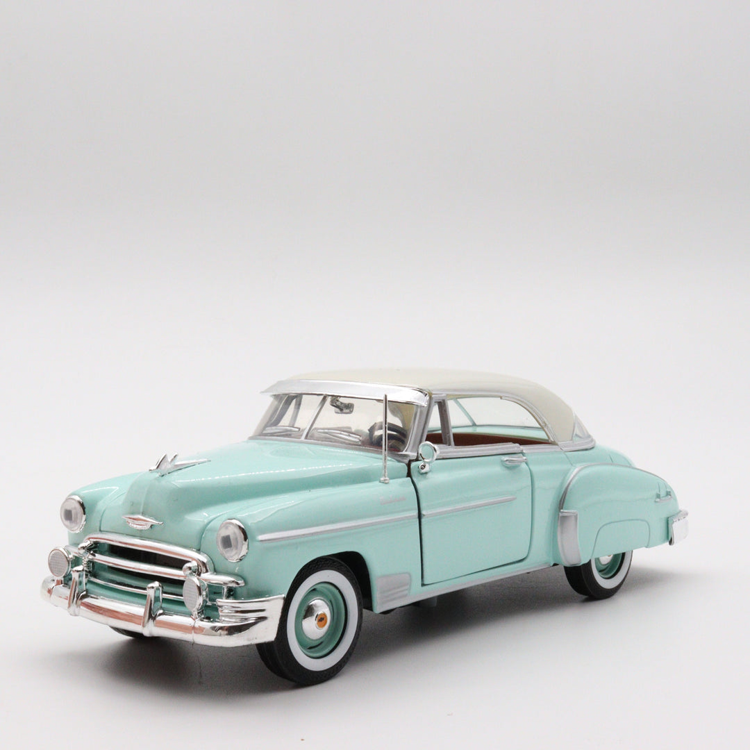 1950 Chevrolet Belair|Scale 1/24 Blue Diecast Car|Vintage Model Car for Collectors|Classic Old Metal Collection Car|Gift for Dad|Toy for Boy