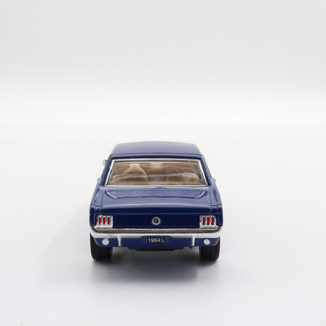 1964 1/2 Ford Mustang|Diecast Scale 1:36 Car|Classic Vintage Model Car|Metal Blue Diecast Toy for Boys|Gift for Grandad|Birthday Present