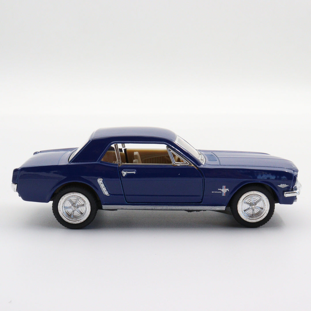 1964 1/2 Ford Mustang|Diecast Scale 1:36 Car|Classic Vintage Model Car|Metal Blue Diecast Toy for Boys|Gift for Grandad|Birthday Present