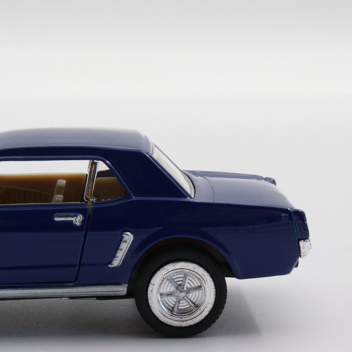 1964 1/2 Ford Mustang|Diecast Scale 1:36 Car|Classic Vintage Model Car|Metal Blue Diecast Toy for Boys|Gift for Grandad|Birthday Present