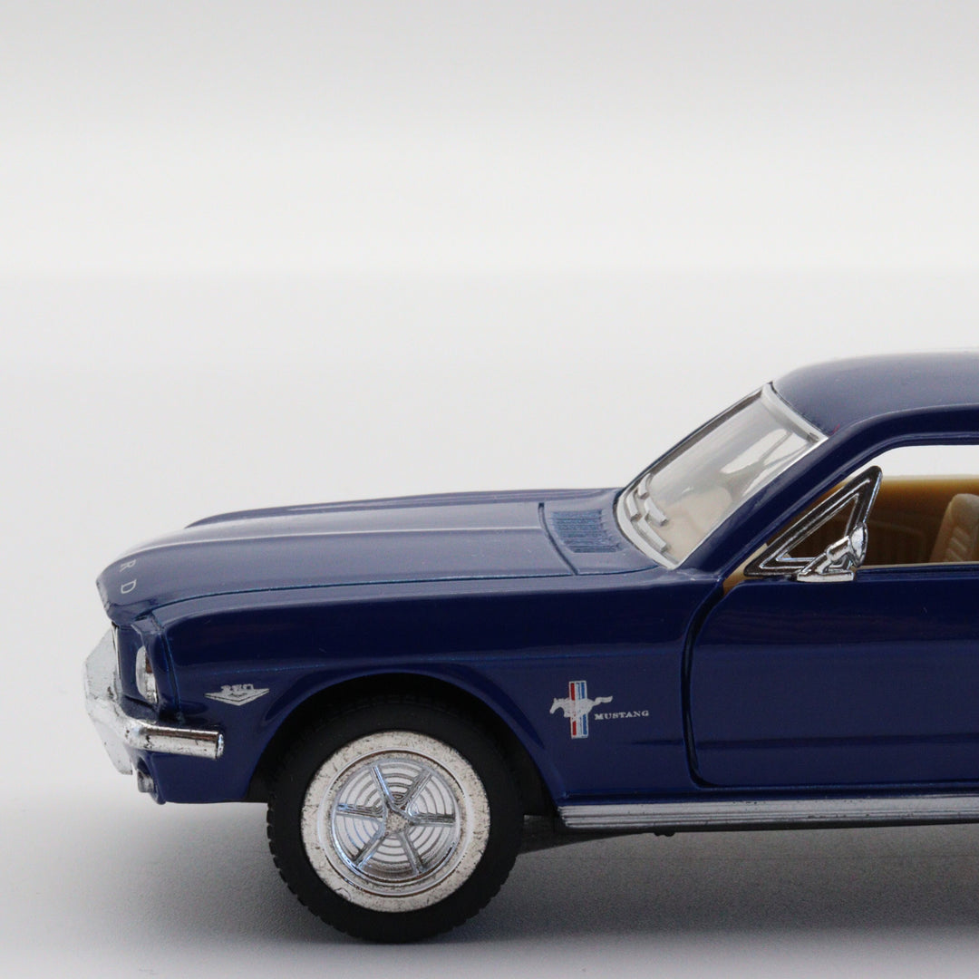 1964 1/2 Ford Mustang|Diecast Scale 1:36 Car|Classic Vintage Model Car|Metal Blue Diecast Toy for Boys|Gift for Grandad|Birthday Present