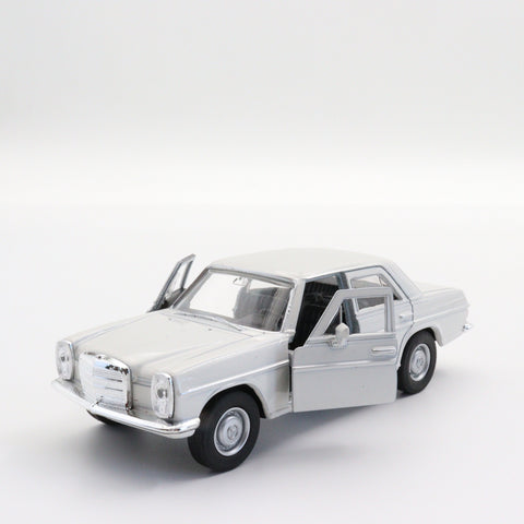 Mercedes Benz 220 Diecast Car|Scale 1:36 Diecast Car|Classic Vintage Model Car|Pull Back Car Toy for Boys|Metal White Car|Gift for Father