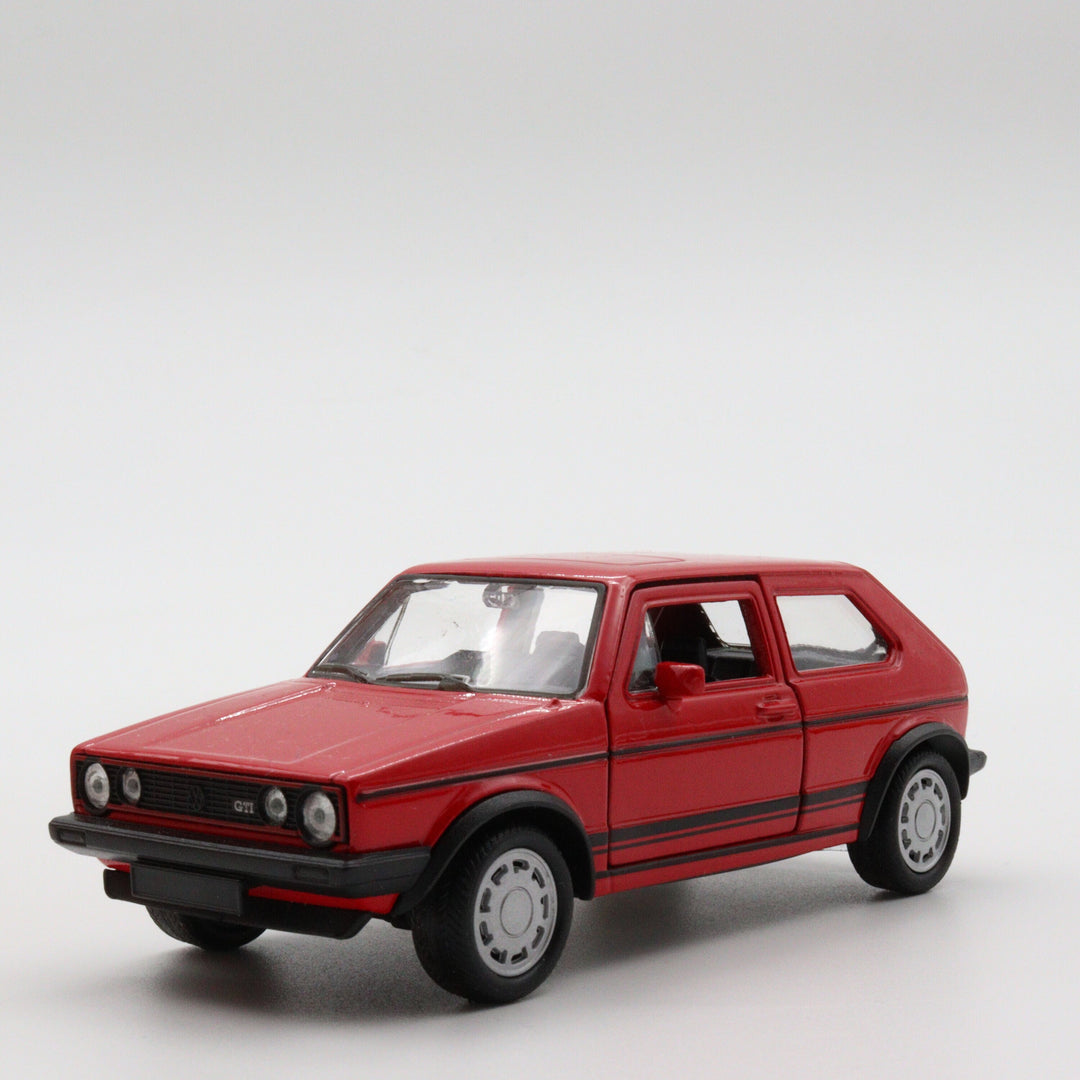 Volkswagen Golf I GTI|Red Diecast Car|Vintage Model Pull Back Car for Collectors|Classic Metal Collection Car for Father|Nostalgic Gift