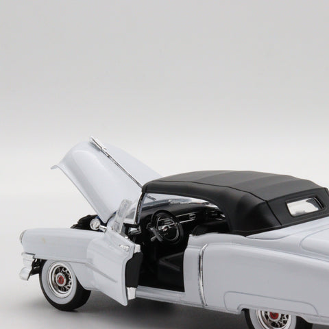 Welly 1953 Cadillac Eldorado|Scale 1:24 Diecast Car|Classic Model Car|White Vintage Metal Car for Collectors|Birthday Gift for Father