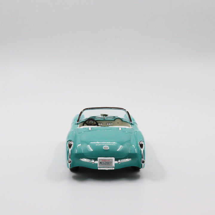 Chevrolet Corvette|Scale 1/24 Blue Diecast Car|Vintage Model Convertible Car for Collectors|Classic Metal Collection Car|Fathers Day Gift