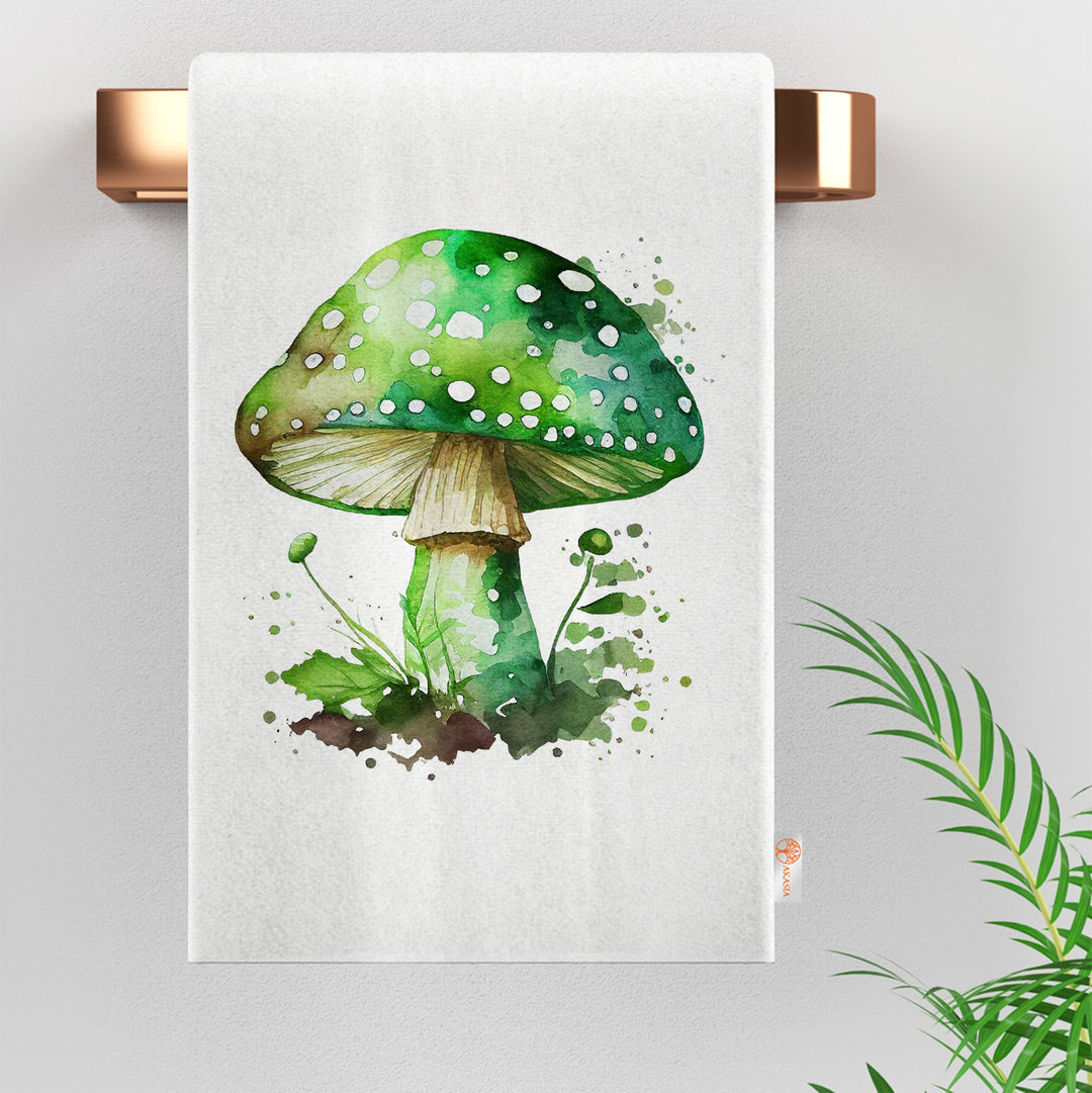 Mushroom Hand Towel|Plant Dish Cloth|Colorful Tea Towel| Mushroom Decor|Cost-Effective Rag|Gift For Her|Cleaning Cloth|Farmhouse Tea Towel