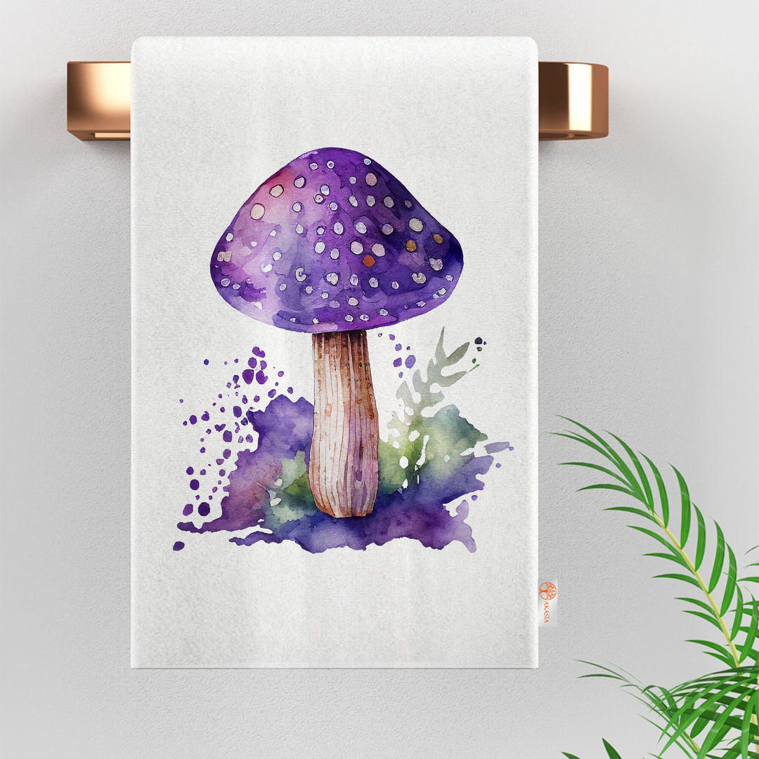 Mushroom Hand Towel|Plant Dish Cloth|Colorful Tea Towel| Mushroom Decor|Cost-Effective Rag|Gift For Her|Cleaning Cloth|Farmhouse Tea Towel