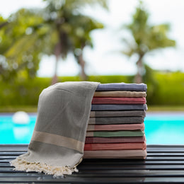 Turkish Organic Cotton Towel|Personalized Beach Towel|Bath Towel with Name|Peshtemal Hammam Towel|Bachelorette Party Favor|Yoga Mat Towel