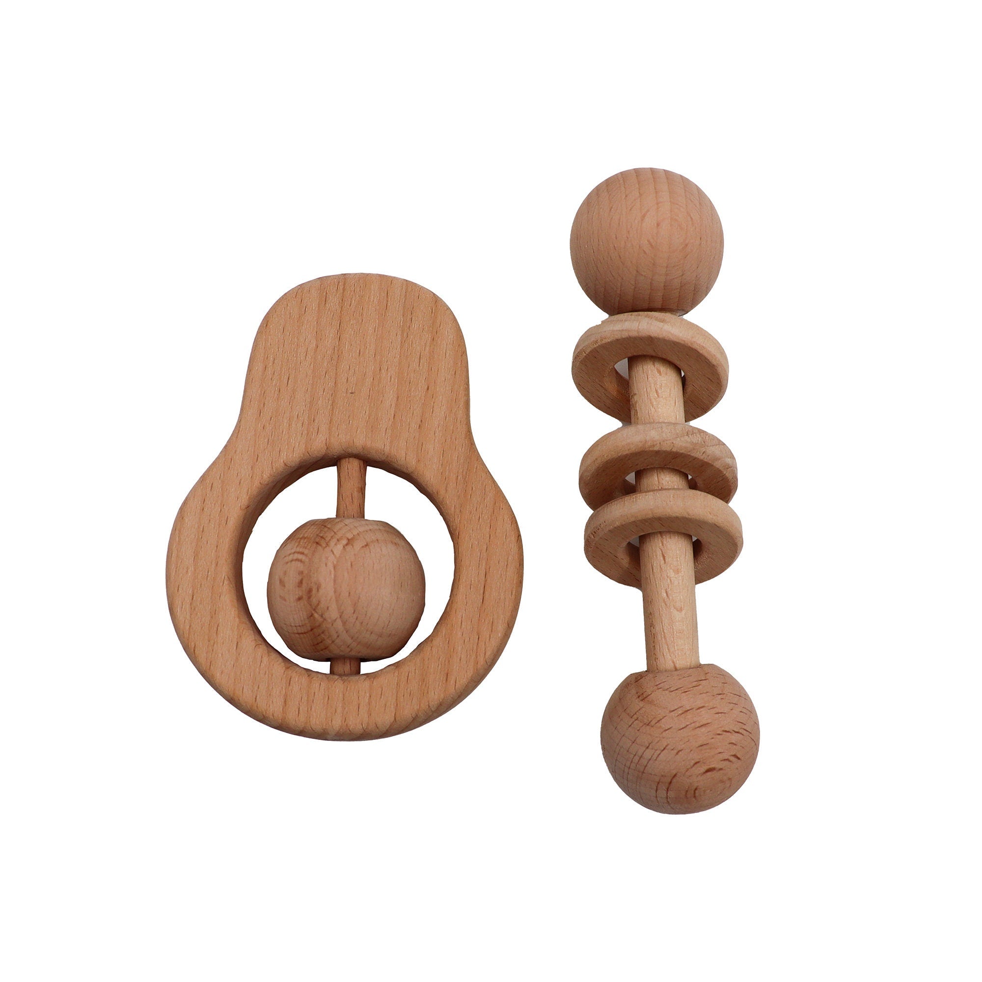 Wooden Rattle on sale - Teething Toy