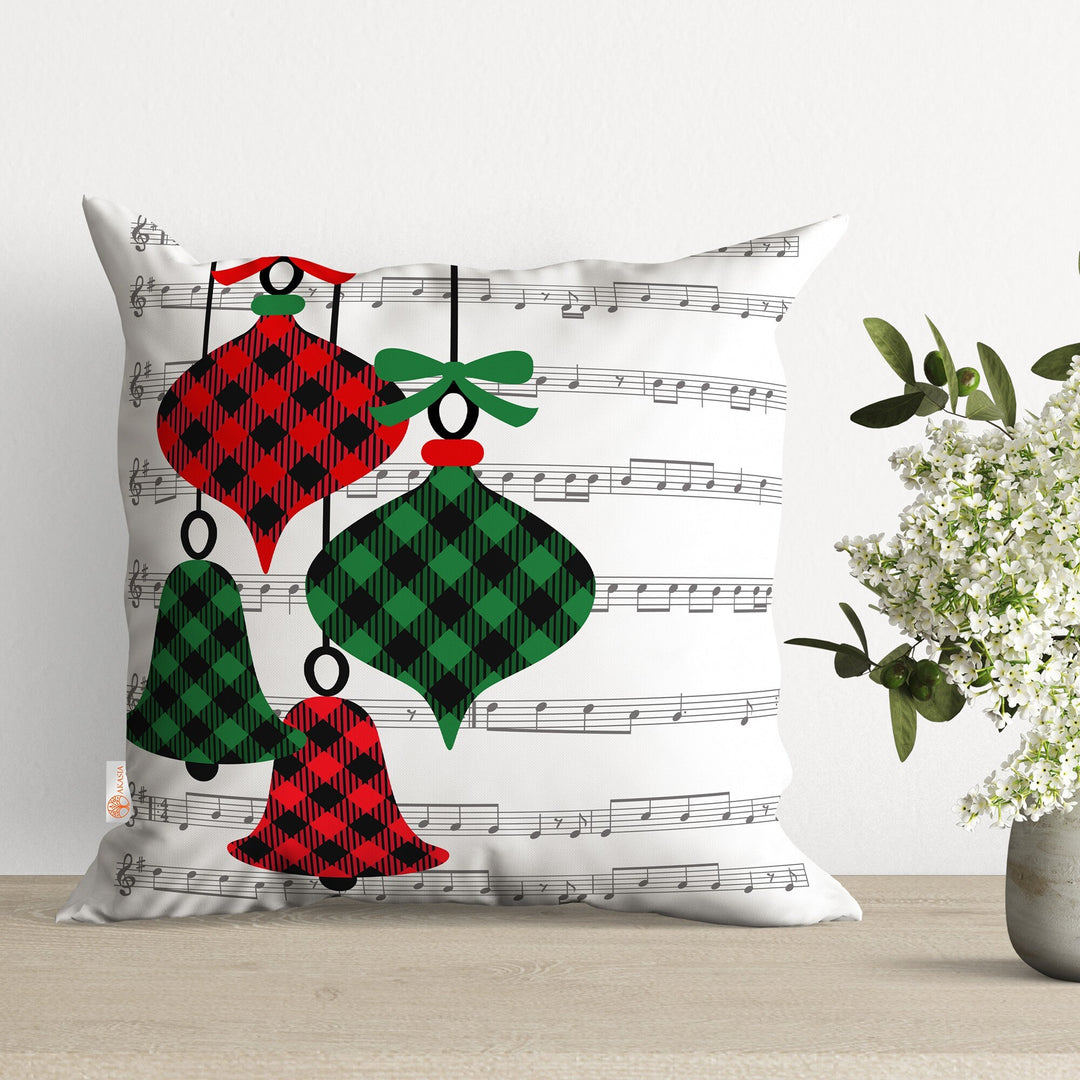 Red Cardinal Bird Throw Pillowcase|Winter Pillow Cover|Decorative Outdoor Pillow Case|Plaid Sofa Decor|Christmas Cushion Case|Xmas Ornament