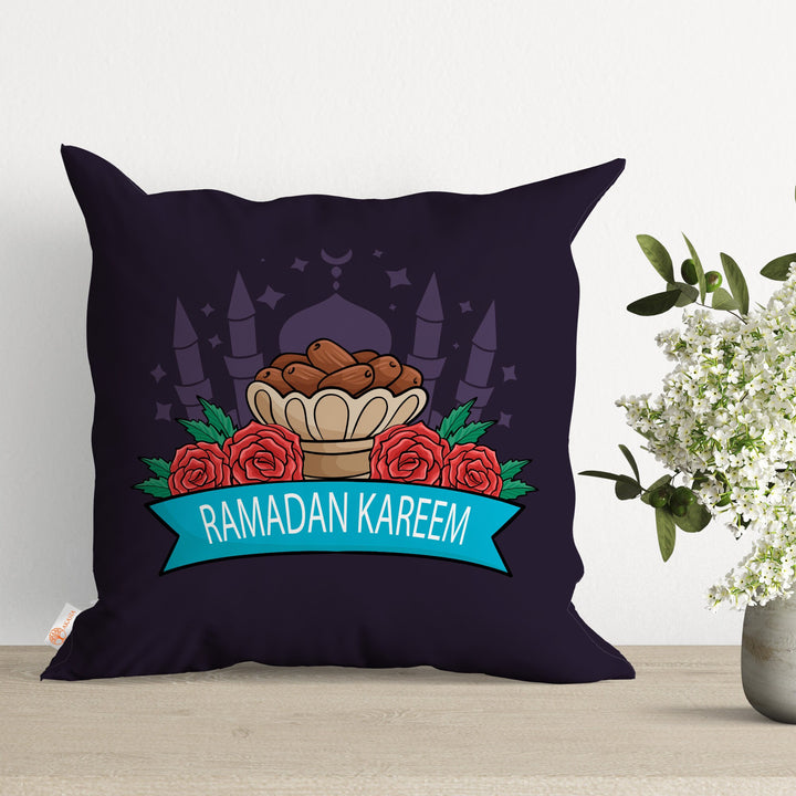 Ramadan Crescent Pillow Cover|Eid Mubarak Cushion Case|Islamic Home Accent|Sacred Nights Pillowcase|Fasting Radiance Throw Pillow Cover