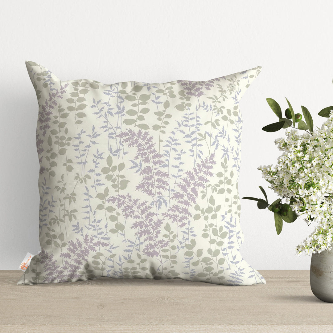 Pale Color Flowers Pillow Cover|Summer Trend Cushion Case|Floral Home Decor|Decorative Cushion Cover|Farmhouse Style Pillow Case