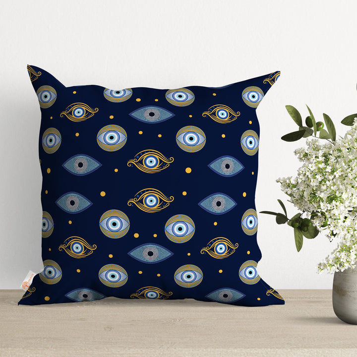 Evil Eye Throw Pillow Case|Love Print Cushion Cover|Decorative Pillowtop|One Eye Pillowcase|Abstract Cushion Case|Good Luck Home Decor